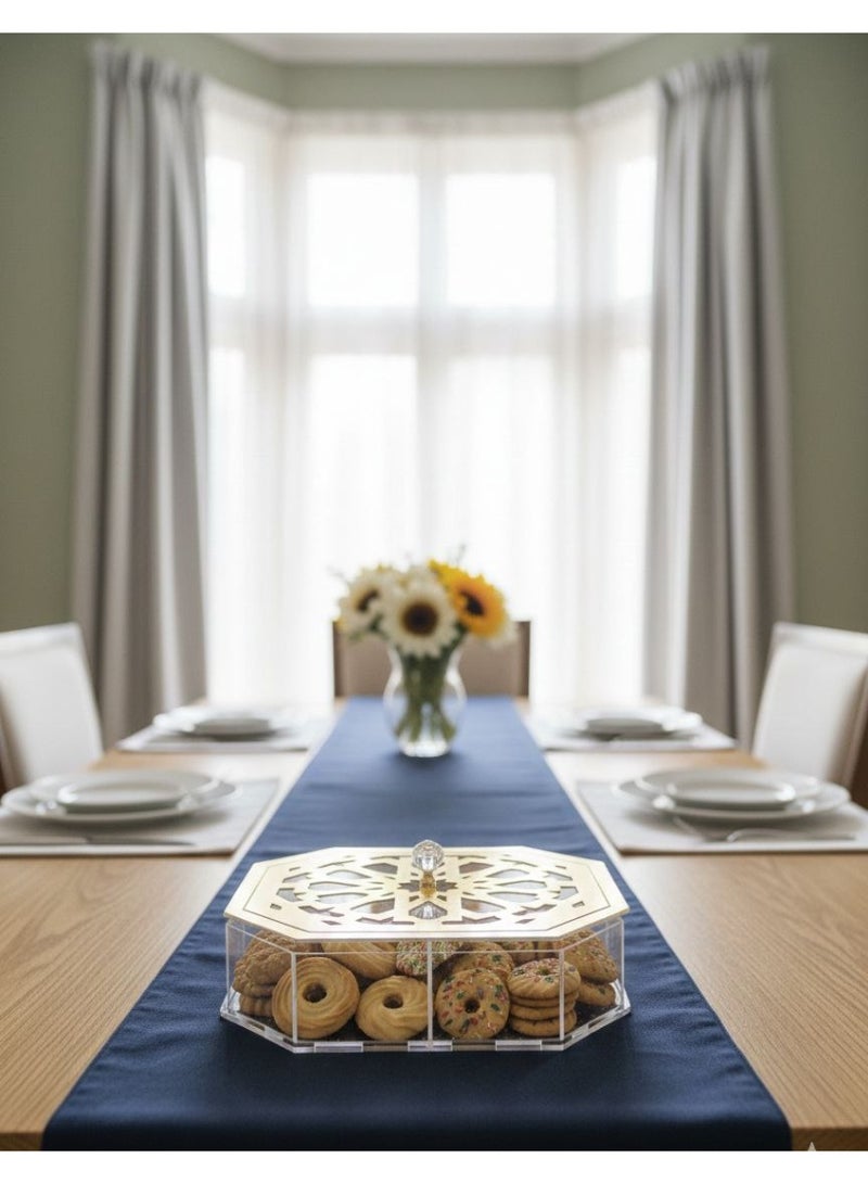 A serving tray for cakes, biscuits, chocolates, and nuts. - Image 2